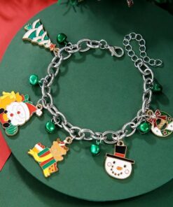 Armband mit festlichen Anhängern – Eleganter Weihnachtsschmuck