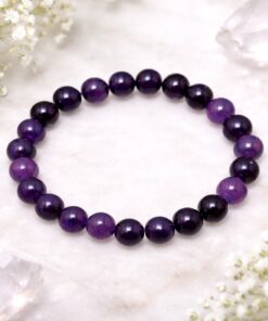 Natürliche Amethyst Kristallarmband – Edelstein Armband für innere Ruhe & Klarheit