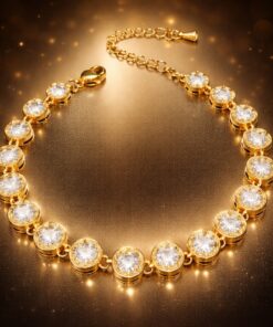 Zirkonia Armband Weiß – 18K Gold PVD beschichtet – elegant & zeitlos