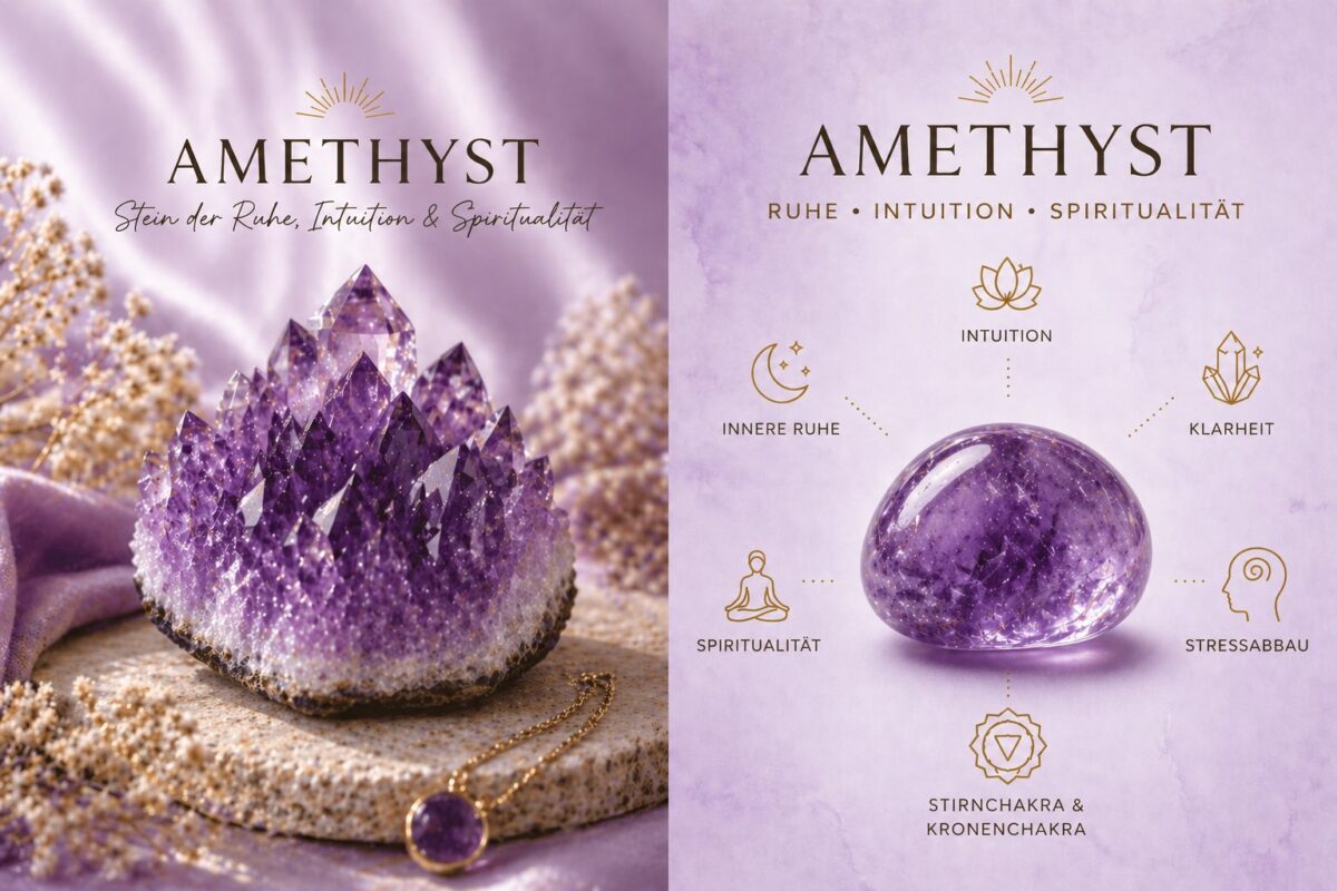 Stein der Spiritualität, des inneren Friedens oder der Klarheit