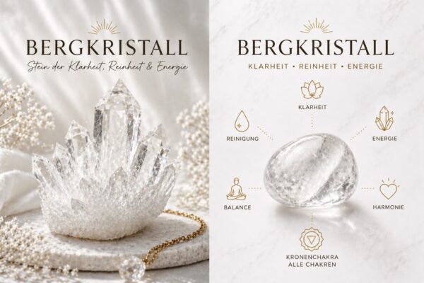 Bergkristall – Der Meisterstein für Klarheit, Energie & Balance