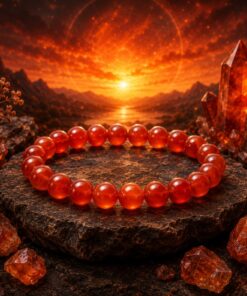 Kraftstein Armband – Karneol – Mut, Lebensfreude & Energie