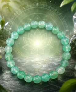 Kraftstein Armband – Grüner Aventurin – Glück, Harmonie & Wohlstand